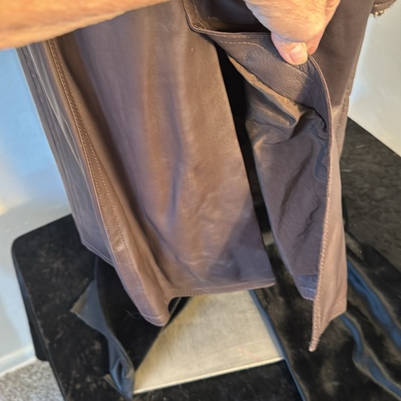 Vera Pelle Italian Leather Coat: Altariva - Picture 11 of 16